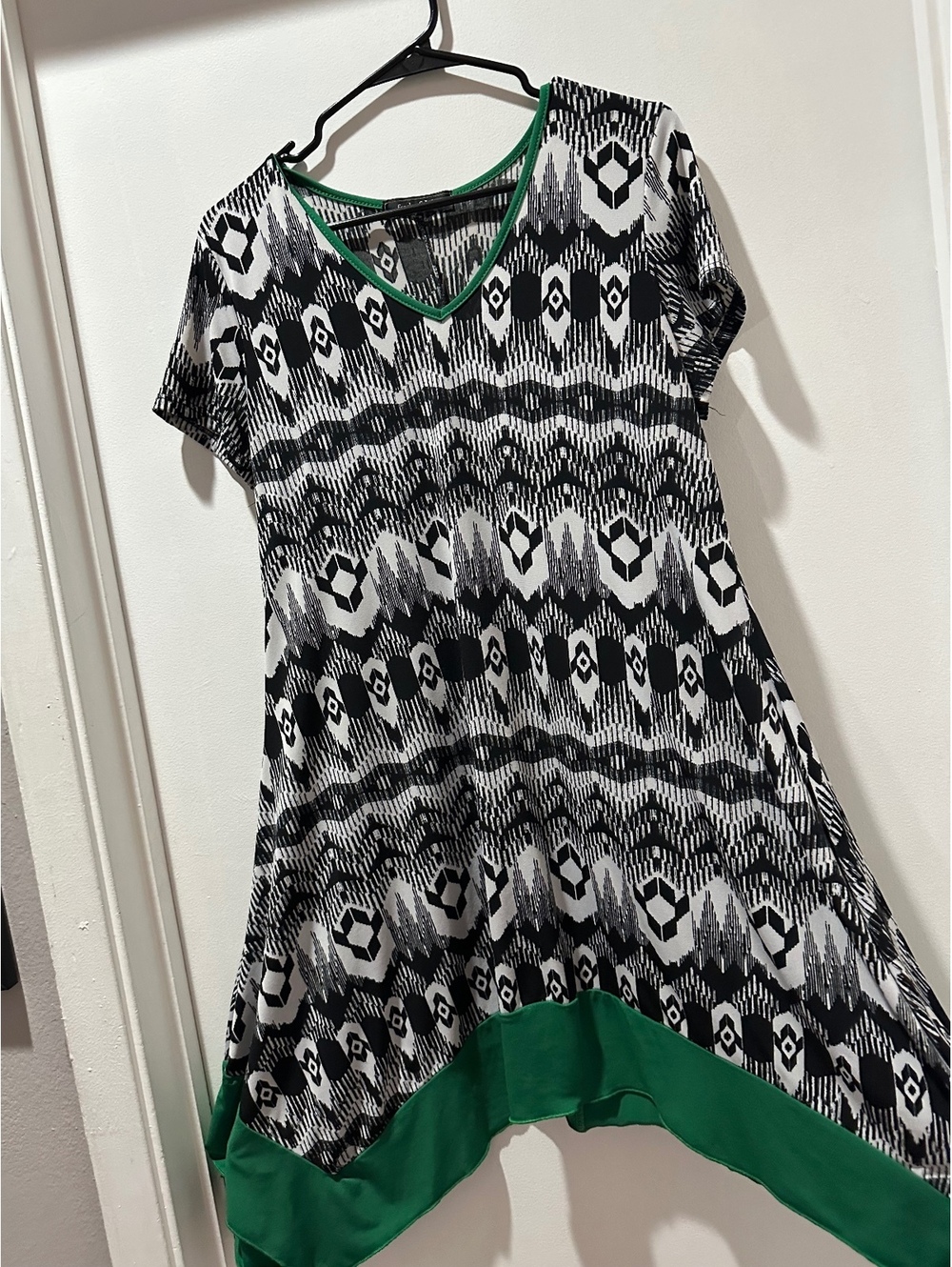 Fresh of LA Shark Bite Aztec Dress Large